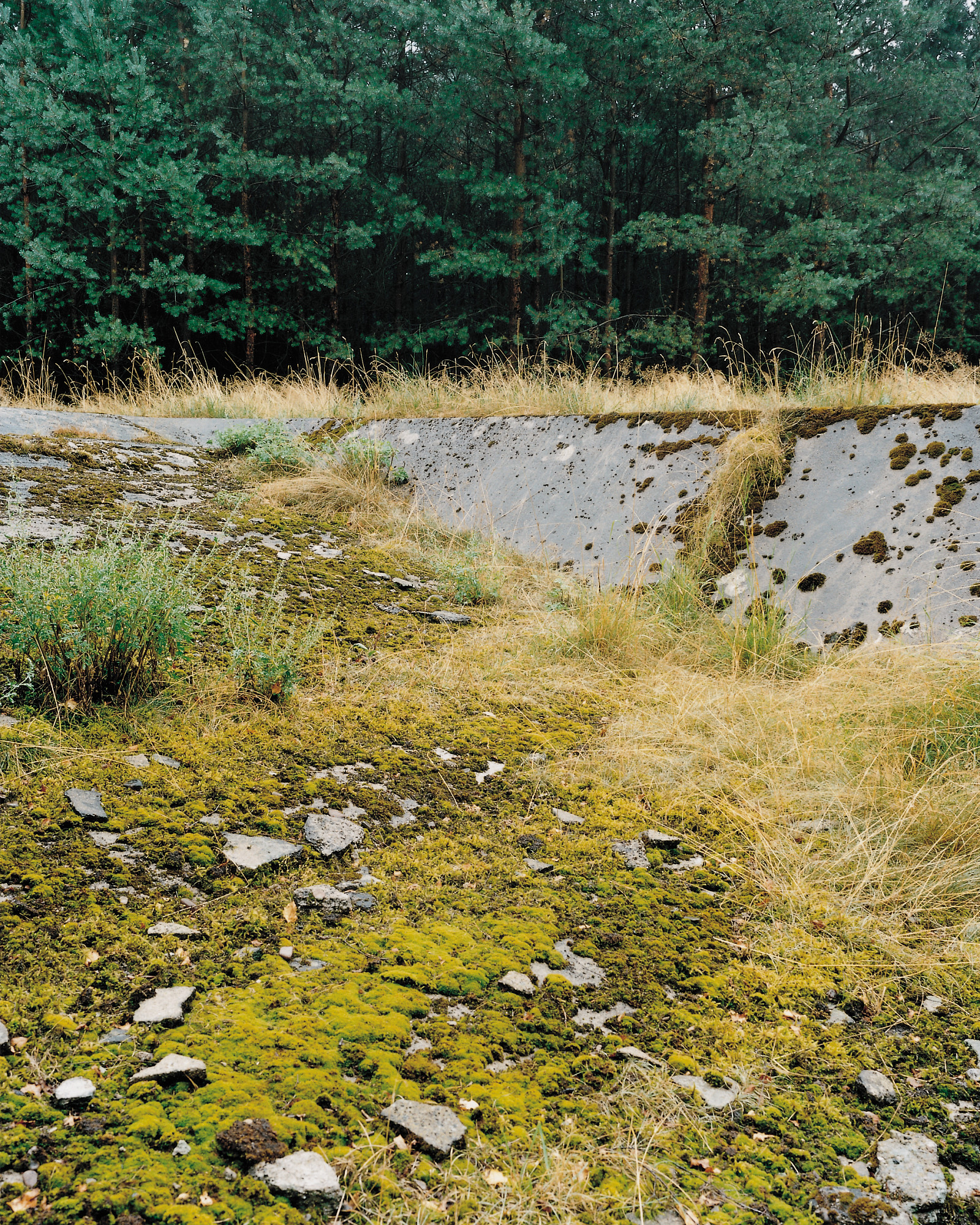 Flutbarer Nachbau des Wolgabettes auf der Panzerversuchsstation Haustenbeck: 1938 für Panzer-Tauchfahrten erbaut, 1948 gesprengt