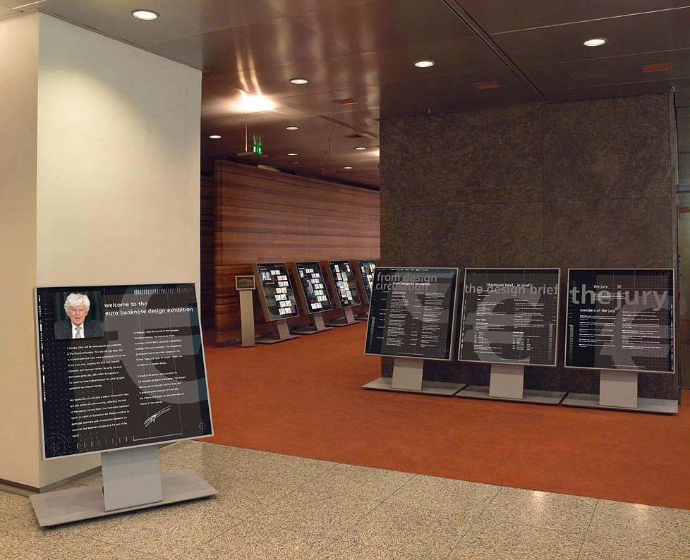 "Euro Banknote Design Exhibition", European Central Bank Frankfurt