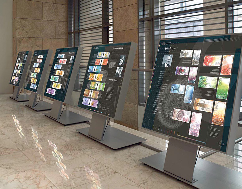 "Euro Banknote Design Exhibition", National Bank of Greece, Athens